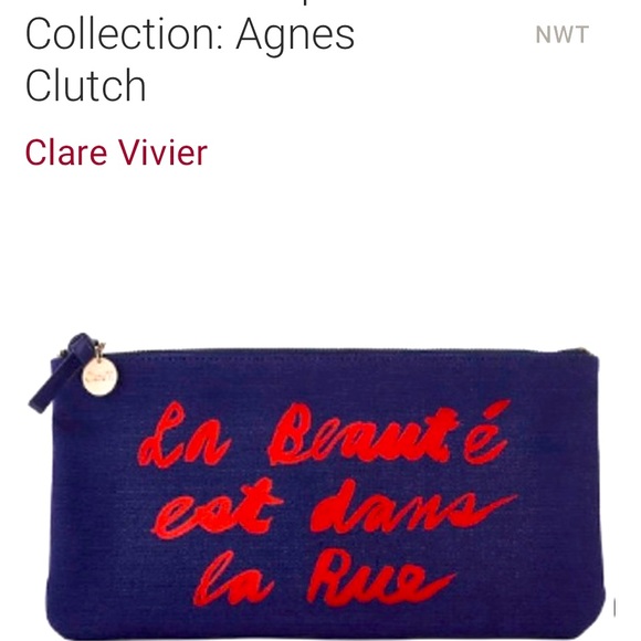 CLAIRE V. For Sephora Collection: AGNES CLUTCH💄NWT - Picture 6 of 8